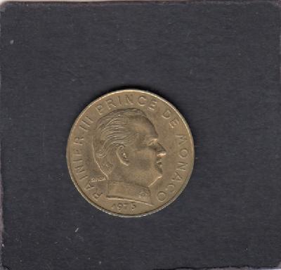 Beschrijving: 20 Centimes  RAINIER III 